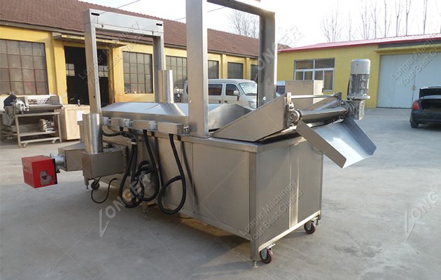 Gas Type Fish Frying Machine|Onion Rings Fryer Machine