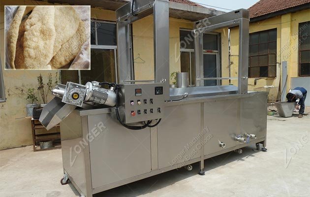 Gas Pork Scratchings Frying Machine|Pork Crackling Fryer Machine