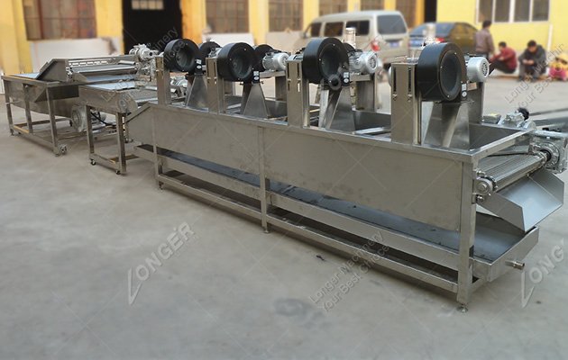 Fruit Vegetable Cleaning Drying Line