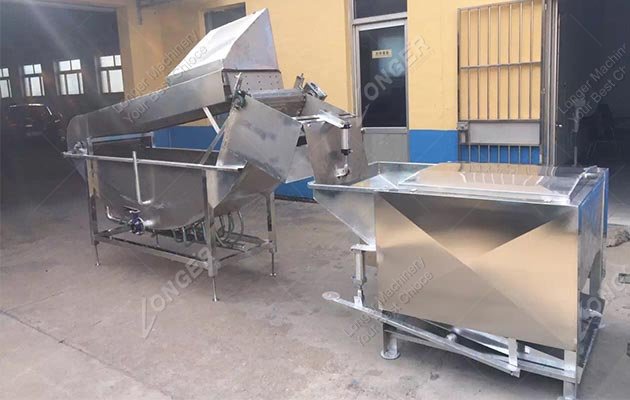 Commercial Poultry Scalding Dehairing Machine 700 pcs per hour