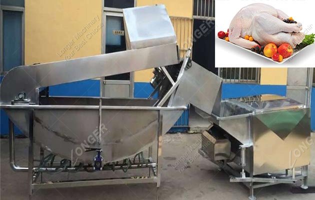 Automatic Chicken Scalding Machine Stainless Steel